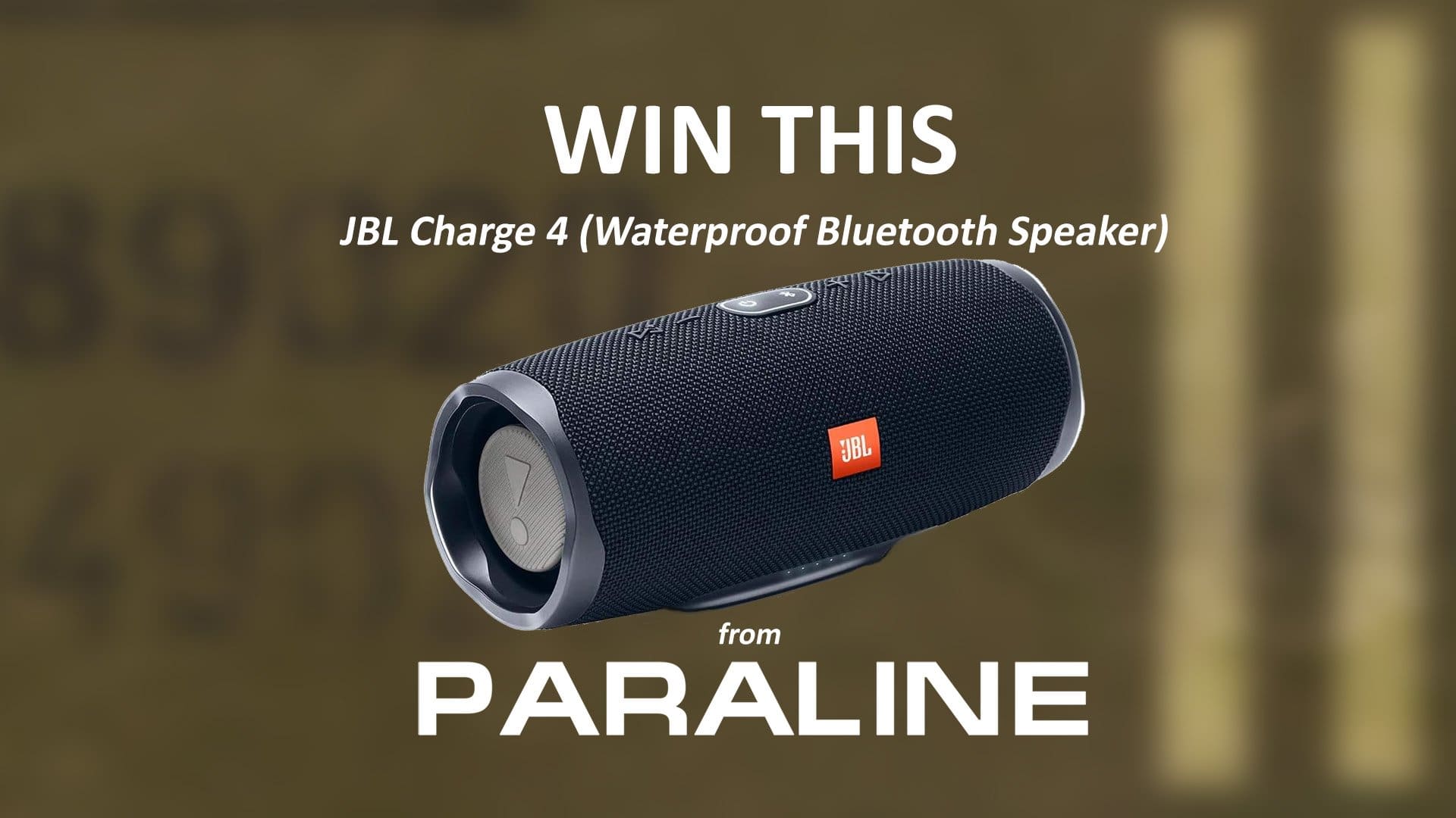 Win a JBL Charge 4 Bluetooth Speaker
