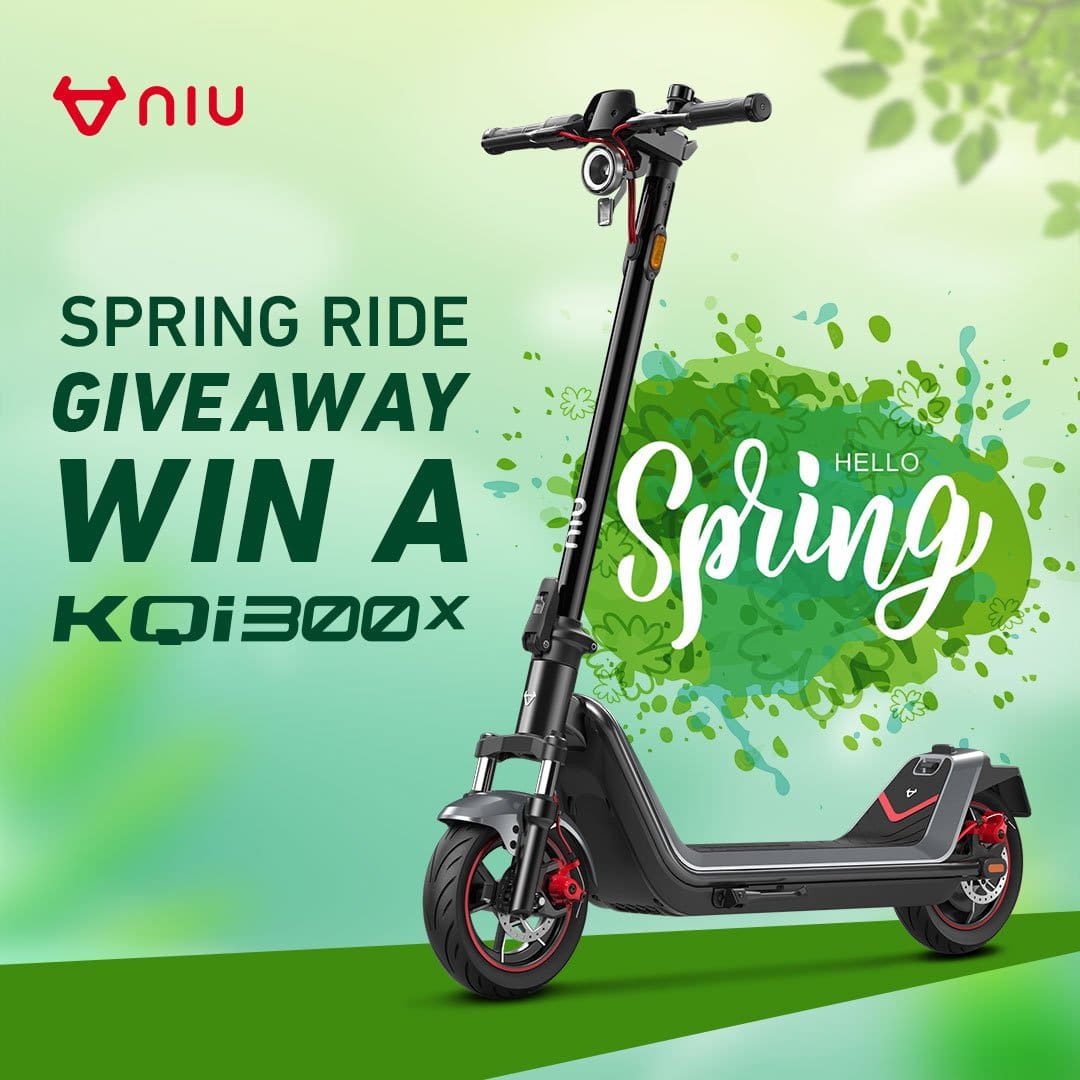 Win a  KQi300X  Electric Scooter