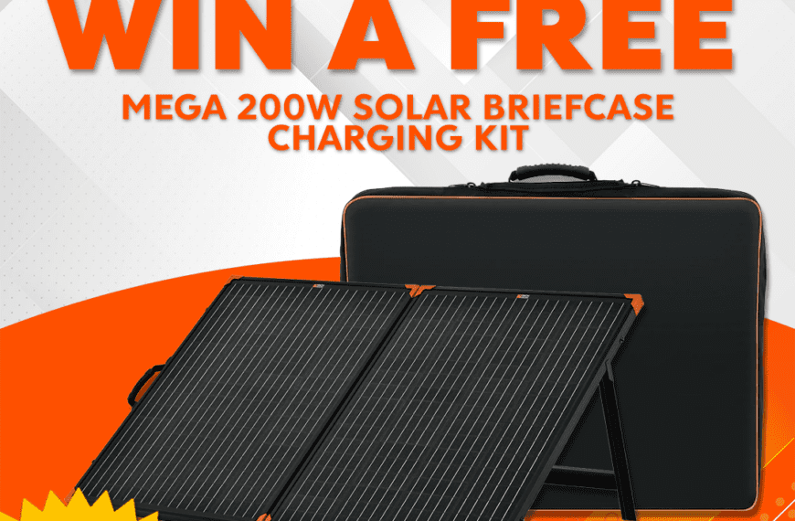 WIN a Rich Solar Mega 200W Portable Briefcase Charging Kit