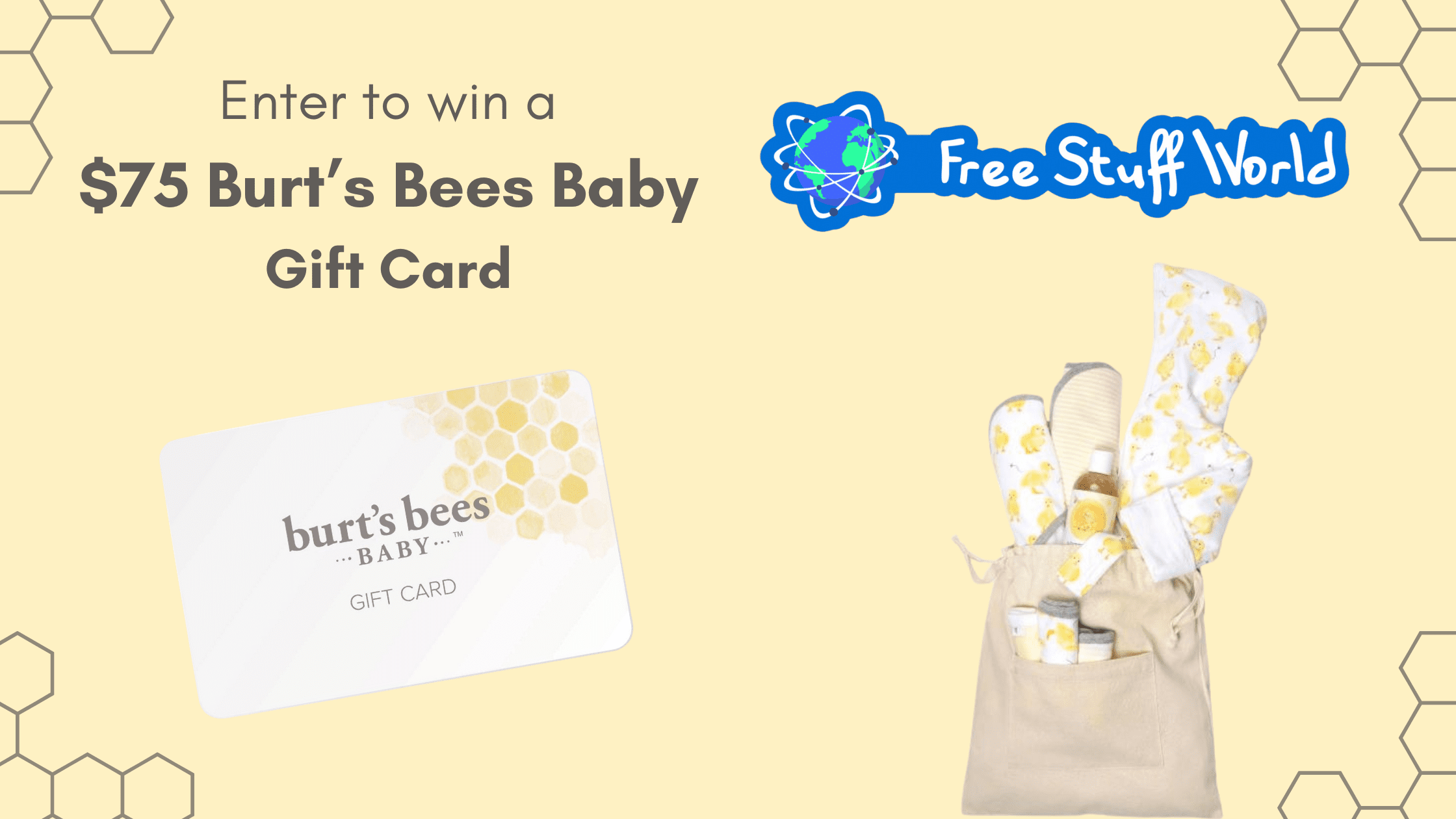 WIN a Burt’s Bees Baby Gift Card