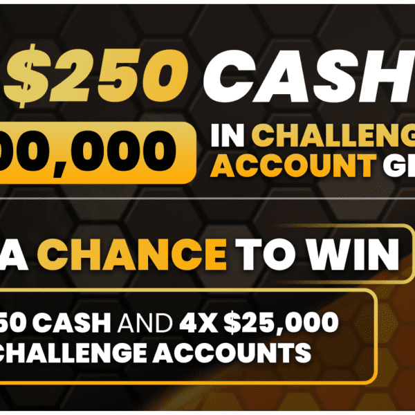 WIN a Cash And Challenge Account Giveaway