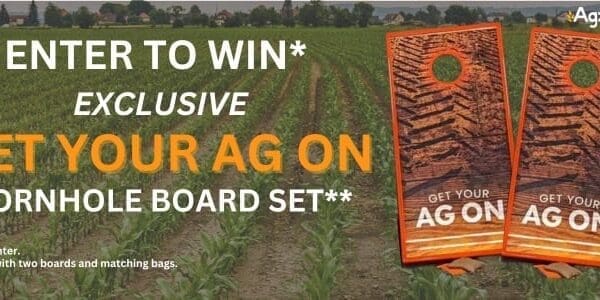 WIN a Get Your Ag On Cornhole Board Set