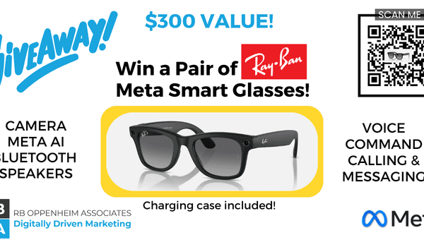 WIN a Ray-Ban Meta Smart Glasses