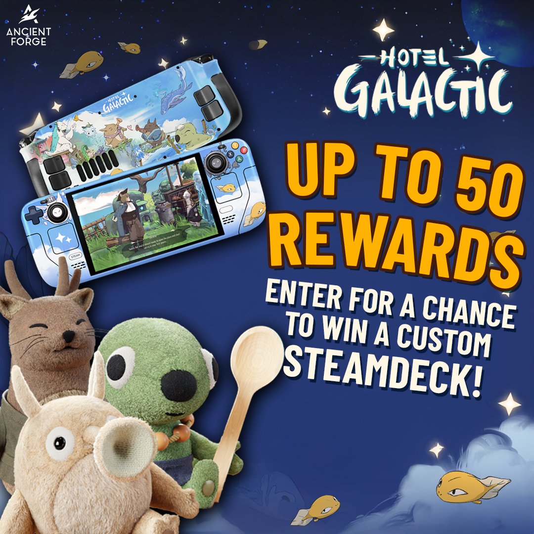 WIN a Hotel Galactic SteamDeck