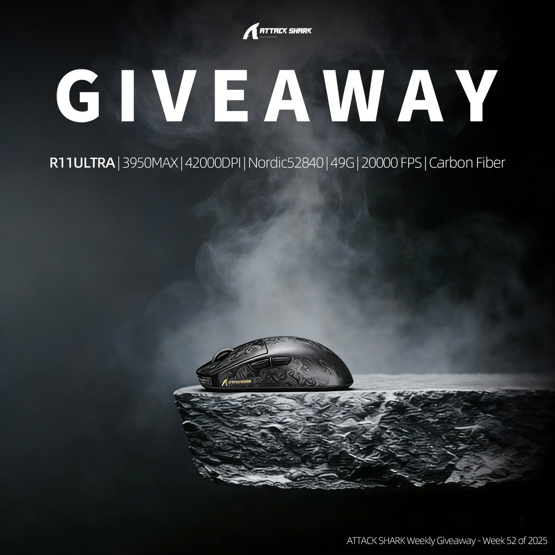 WIN an Attack Shark R11 Ultra Mouse DpH86