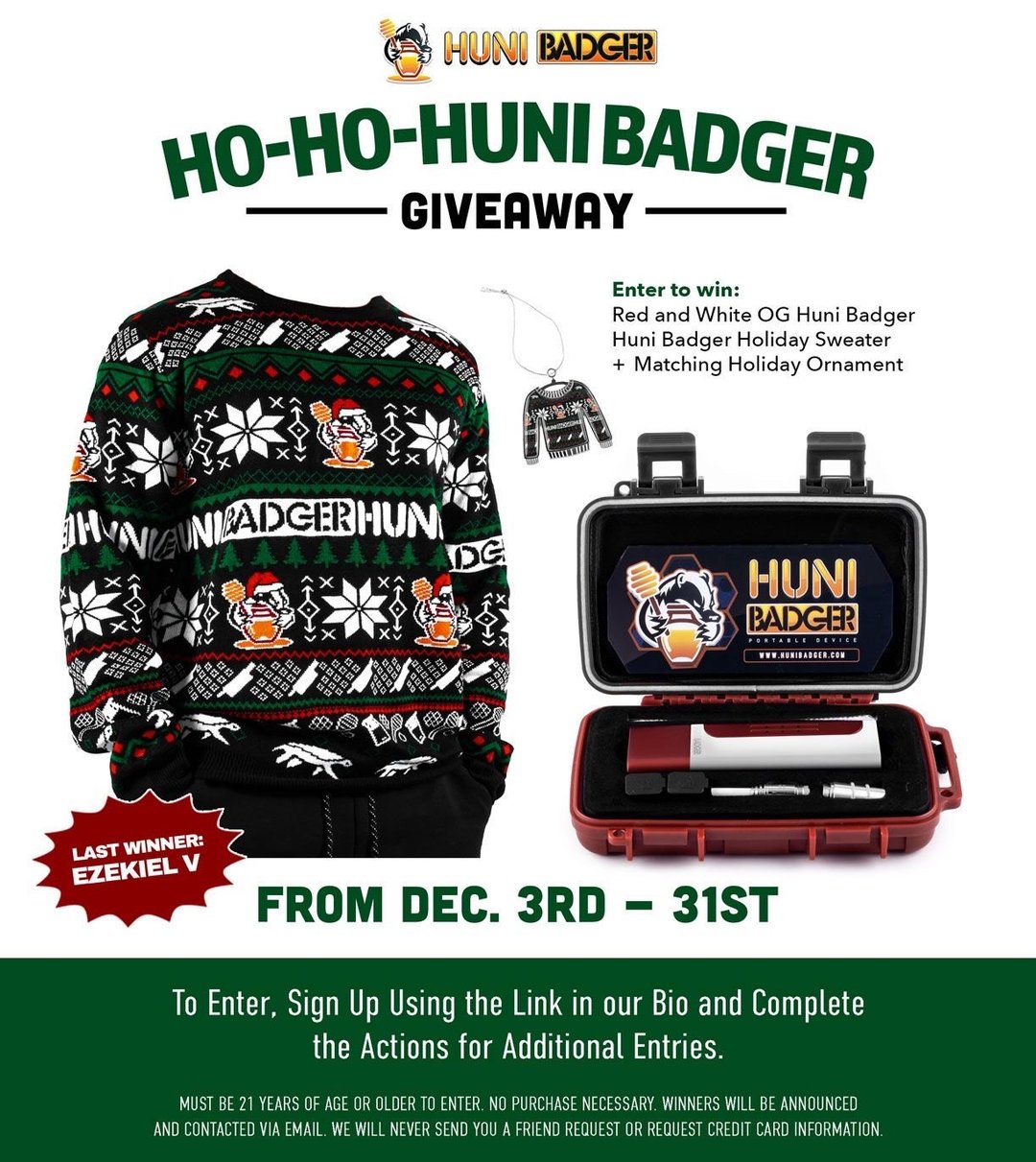 WIN a Huni Badger Bundle