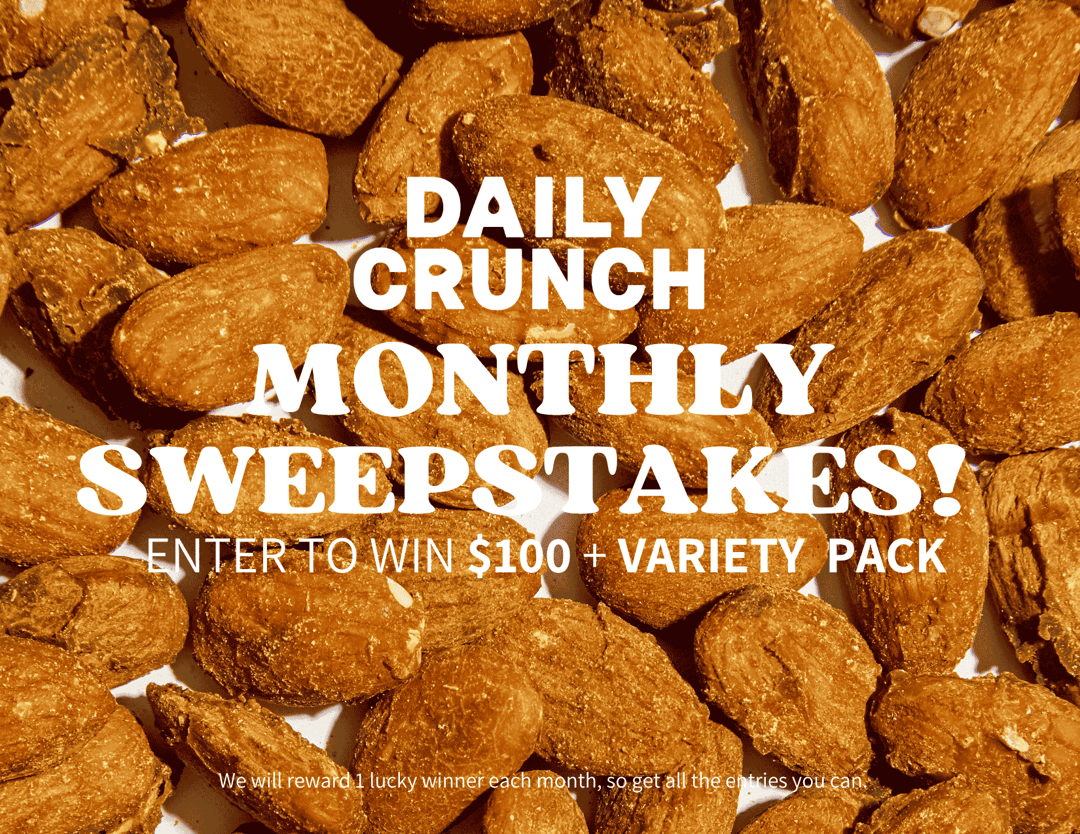 WIN a $100 Visa Gift Card and 6-Pack Daily Crunch Variety Pack KujcV