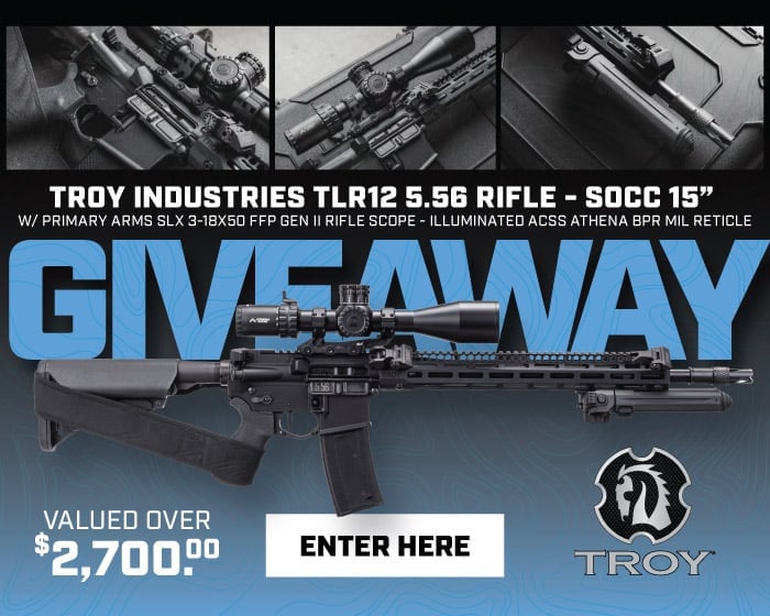 WIN a Troy Industries TLR12 5.56 Rifle Package SLuBO