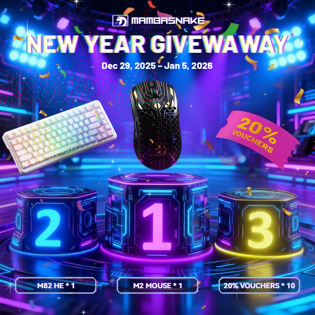 WIN an M2 Carbon Fiber Mouse and M82 HE Keyboard