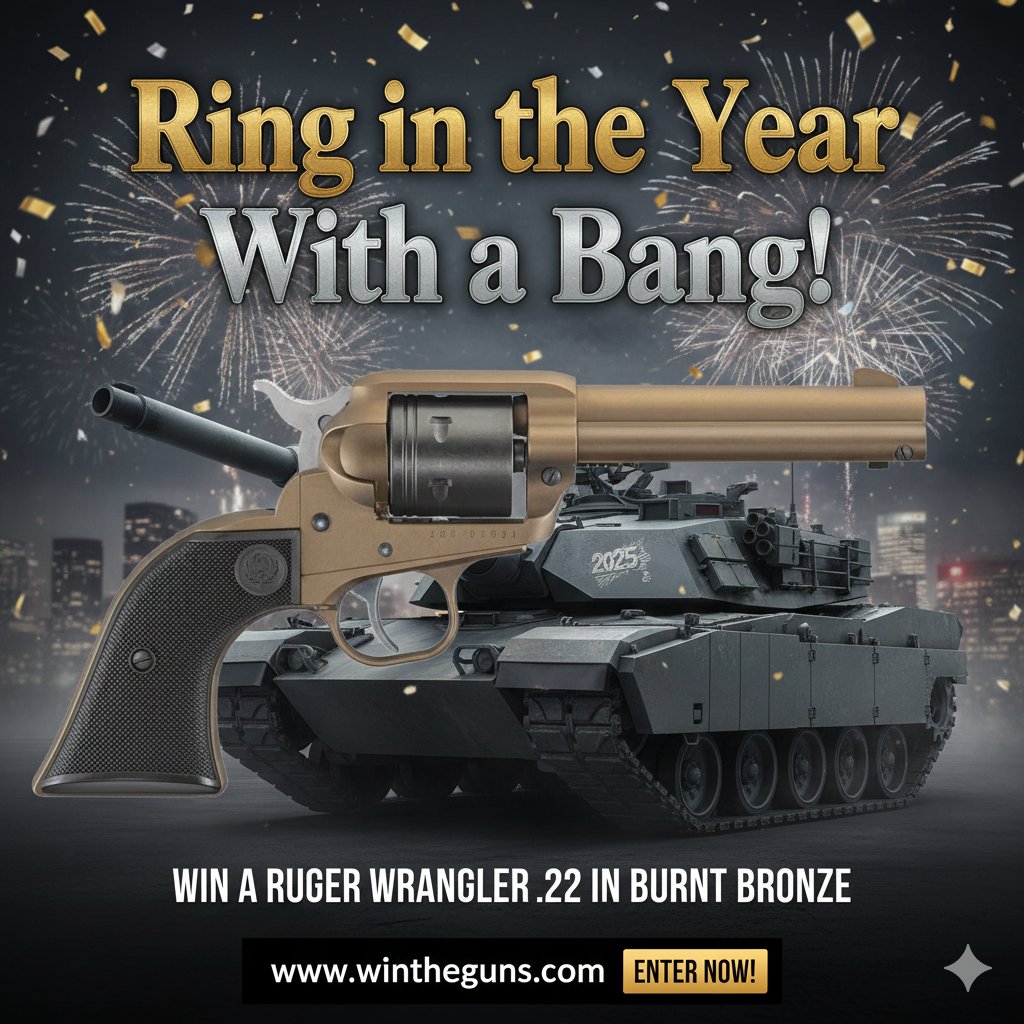 WIN a Ruger Wrangler .22 in Burnt Bronze