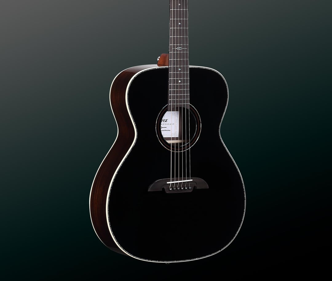 WIN an Ultra-Rare Alvarez MF70 Diamond Black Top Guitar