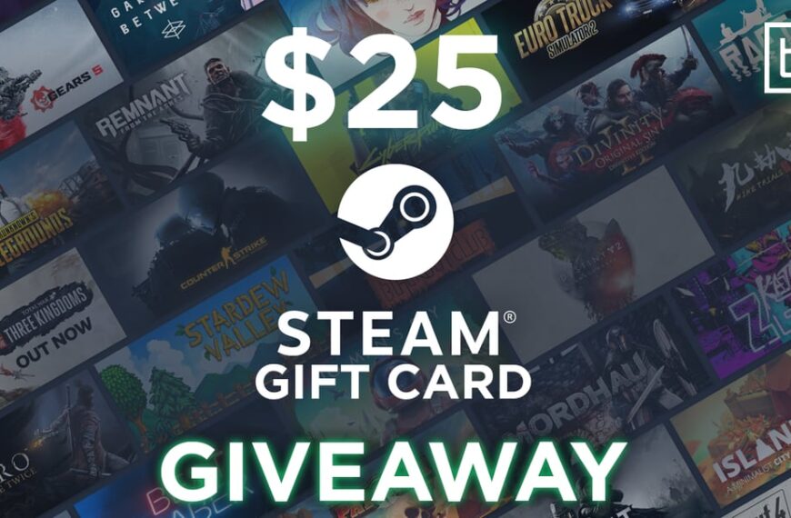 WIN a $25 Steam Gift Card