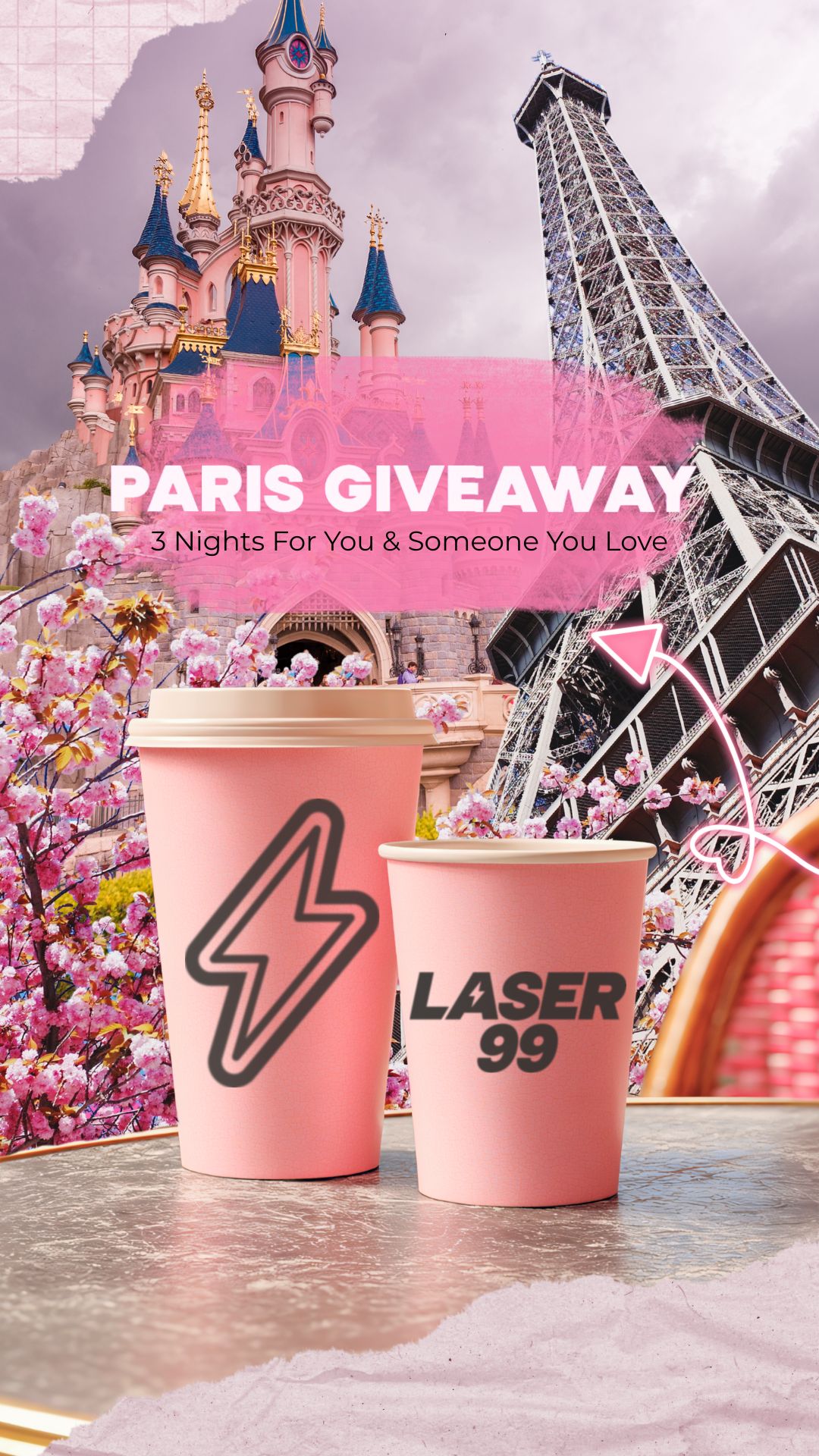 WIN 3 Nights in Paris for 2 People