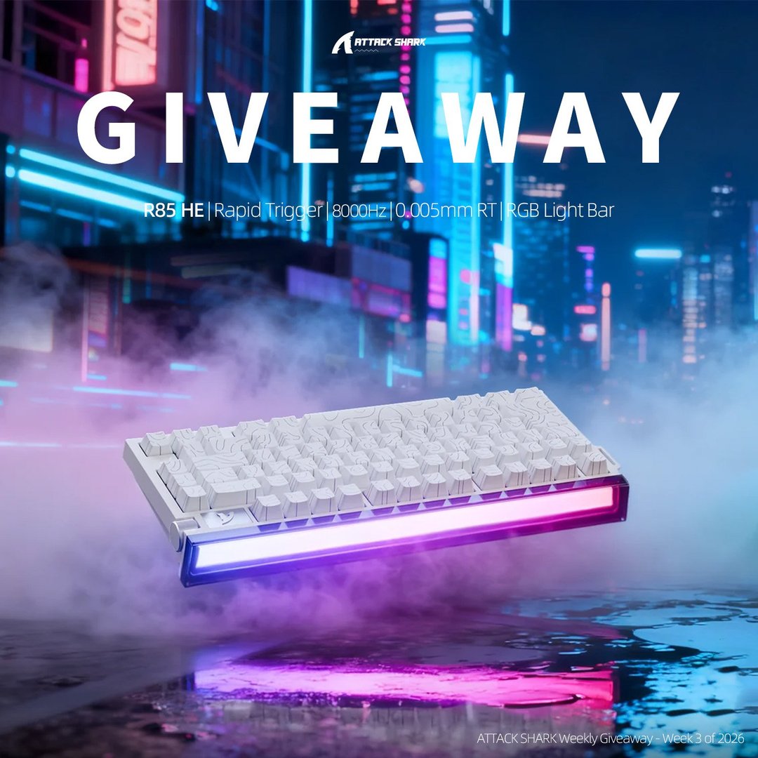 WIN an R85 HE Keyboard