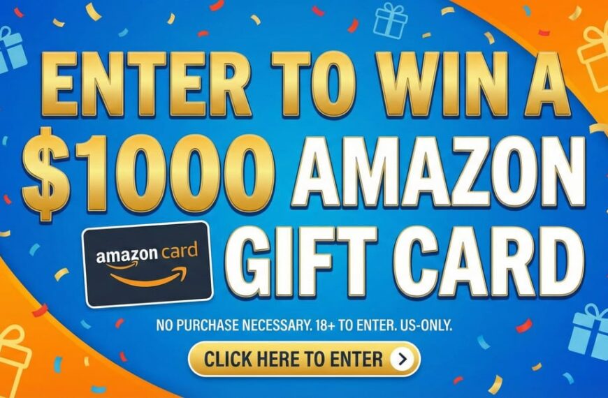 WIN a $1,000 Amazon Gift Card