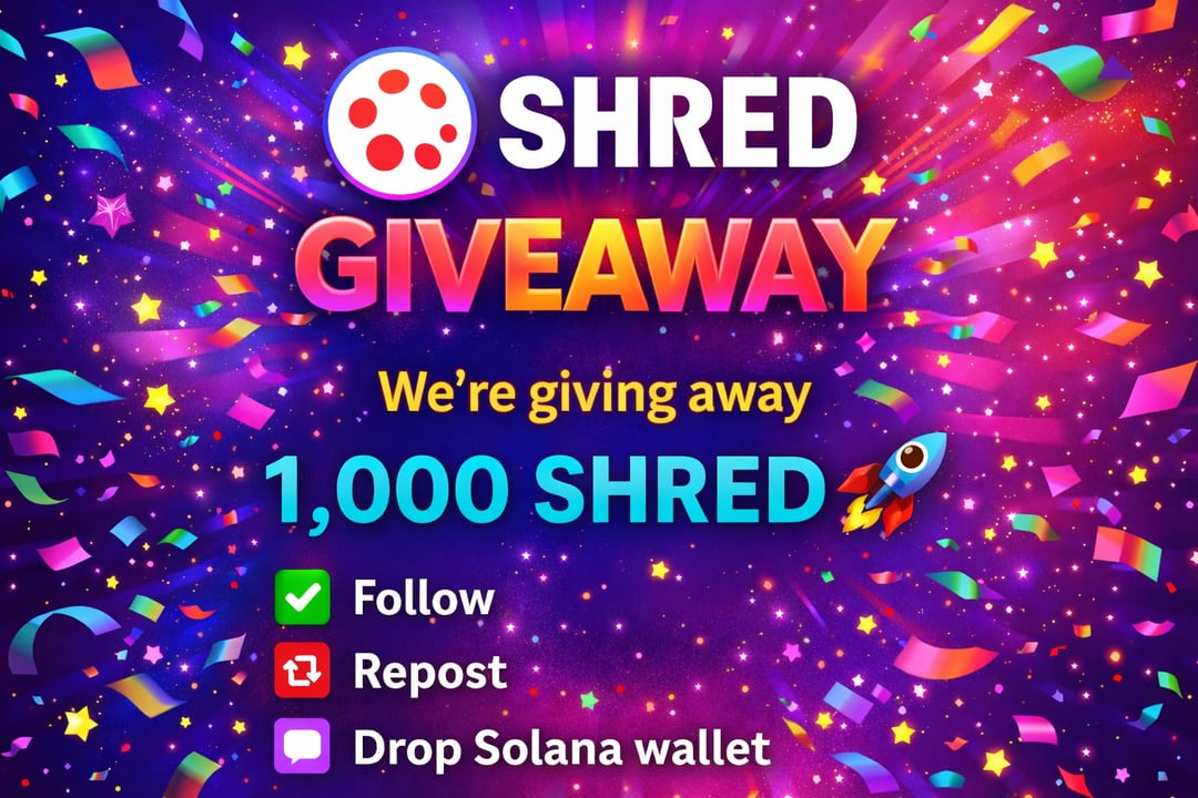 WIN 1000 SHRED Tokens