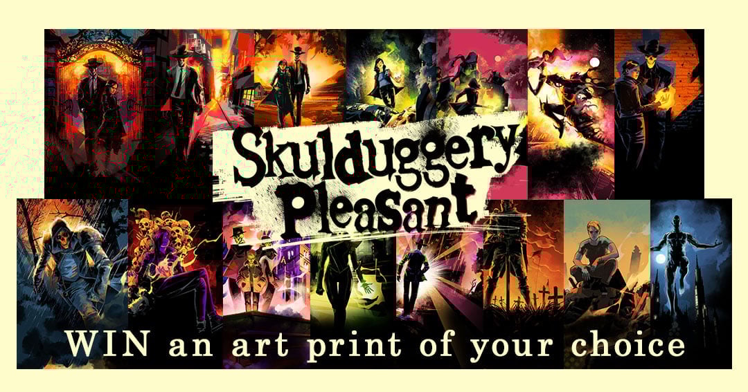 WIN a Skulduggery Pleasant Signed Art Print