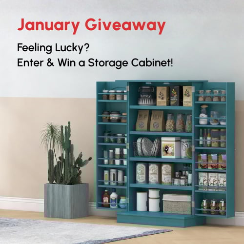 WIN a 2-Door Kitchen Pantry Cabinet