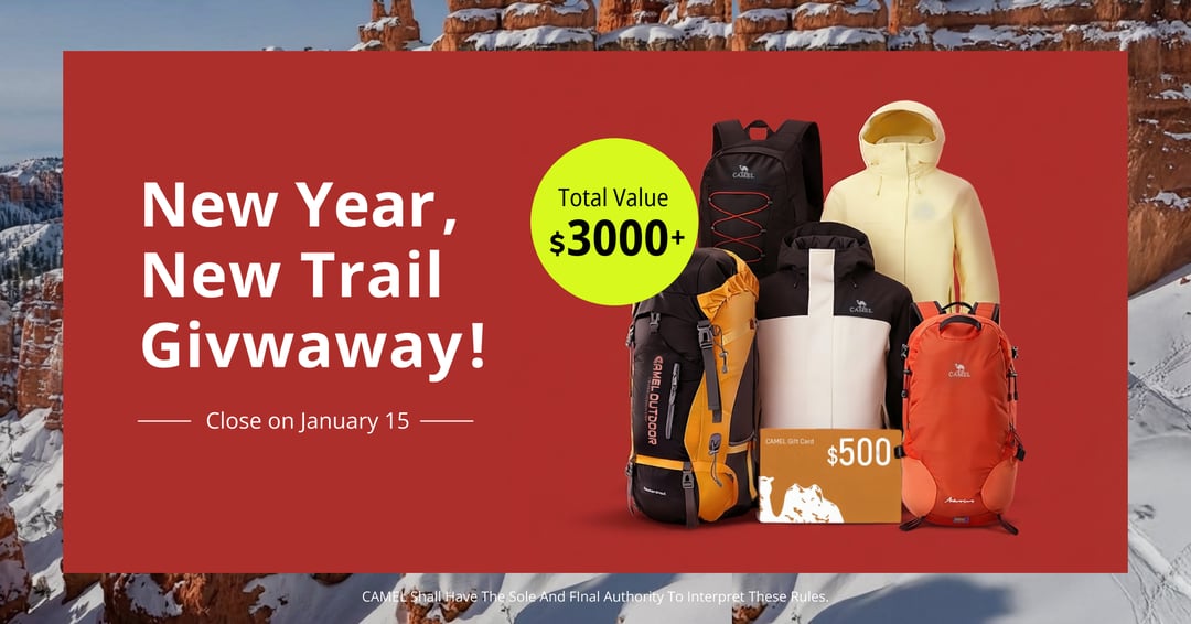 WIN $3,000+ in Camel Outdoor Gear