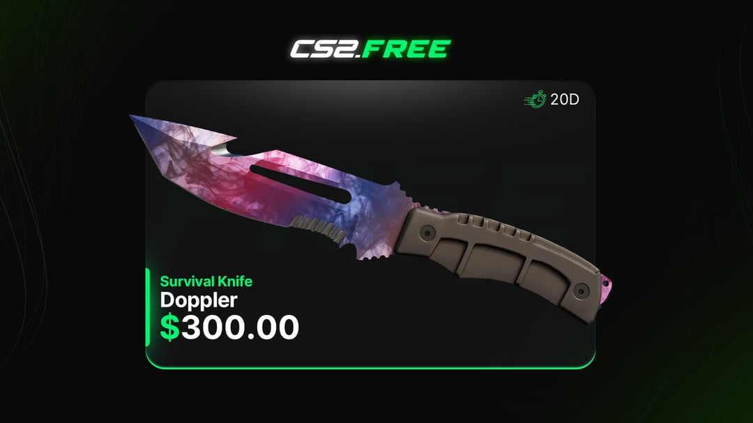 WIN a Survival Knife Doppler
