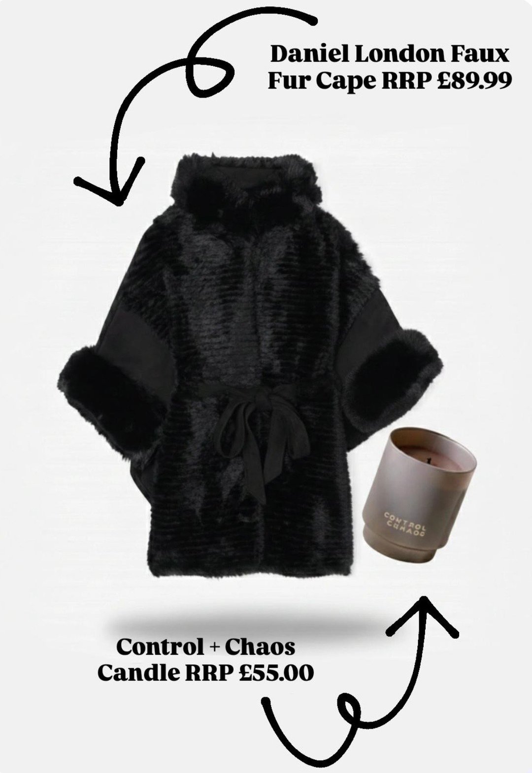 WIN a Faux Fur Cape and a Candle