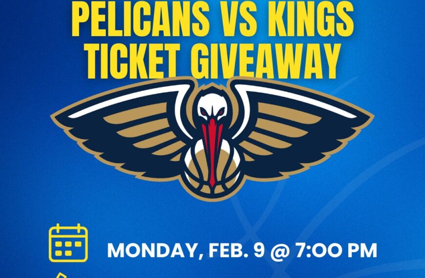 WIN a Pair of Lower Bowl Pelicans vs Kings Tickets
