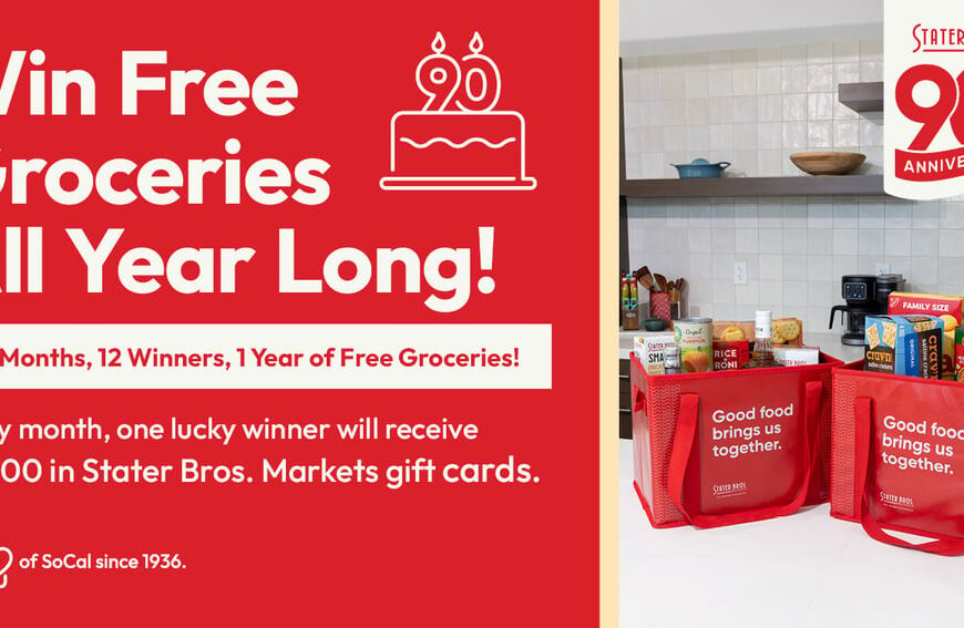 WIN a Year of Free Groceries!
