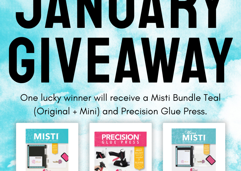 WIN a MISTI Teal Bundle + Precision Glue Press