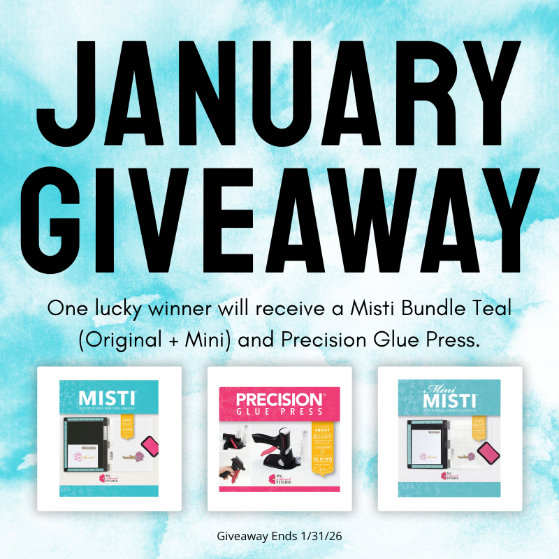 WIN a MISTI Teal Bundle + Precision Glue Press