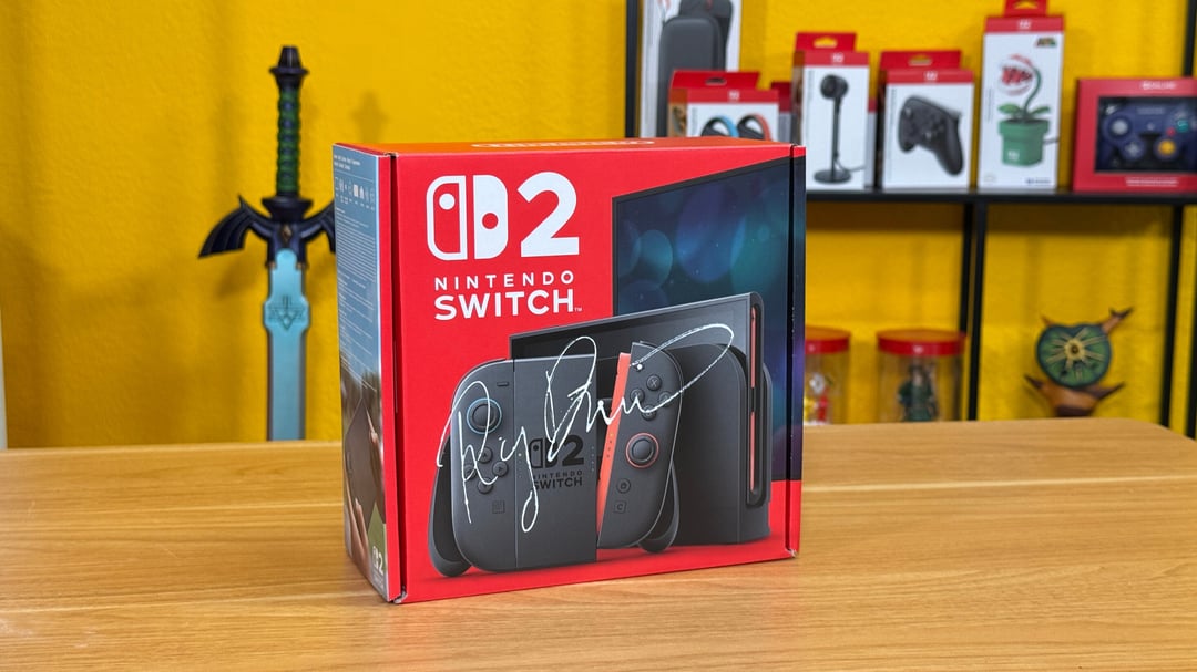 WIN a Nintendo Switch 2 Signed by Ray Bacon