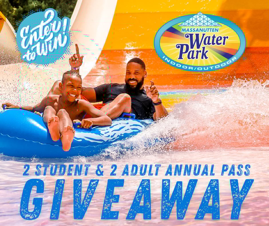 WIN 2 Adult and 2 Student Massanutten WaterPark Annual Passes