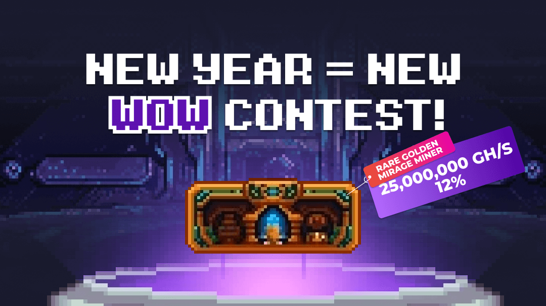 WIN a Rare Golden Mirage Miner