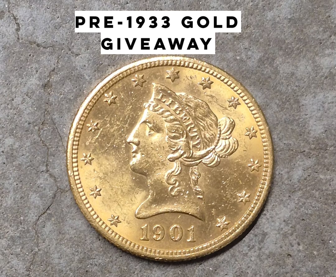 WIN a 1901 Ten Dollar Liberty Gold Coin