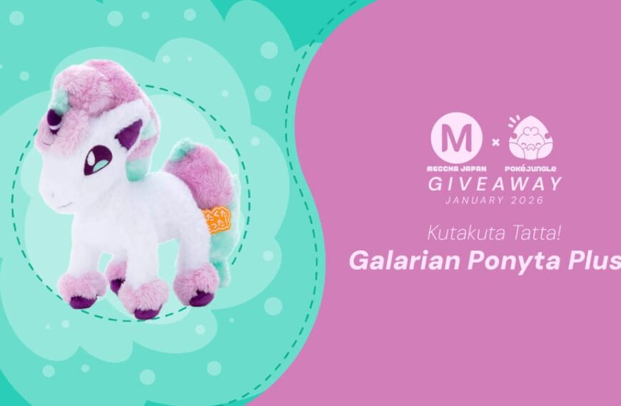 WIN a Galarian Ponyta Plushie