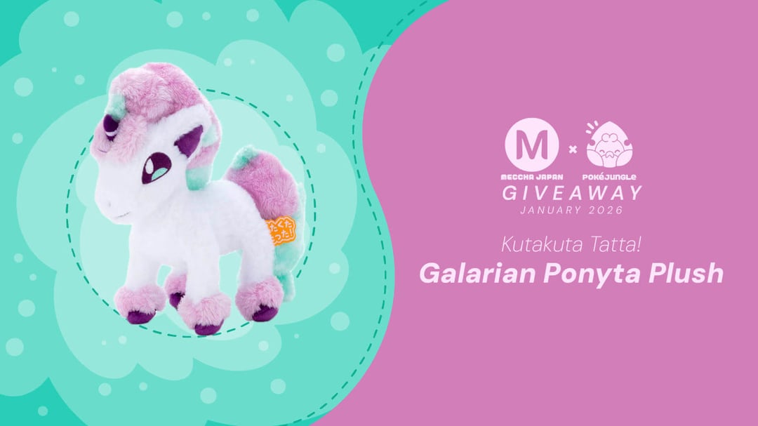WIN a Galarian Ponyta Plushie