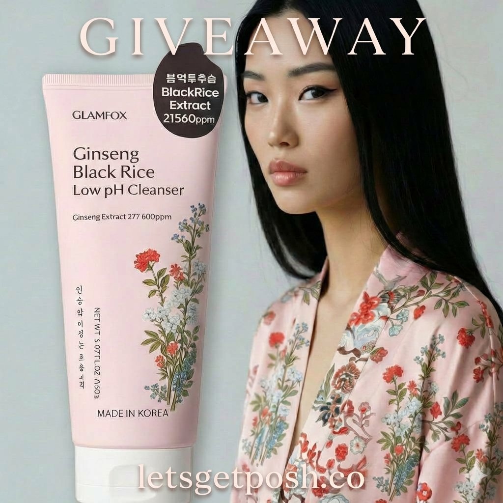 WIN a Glamfox Ginseng Black Rice Low pH Cleanser