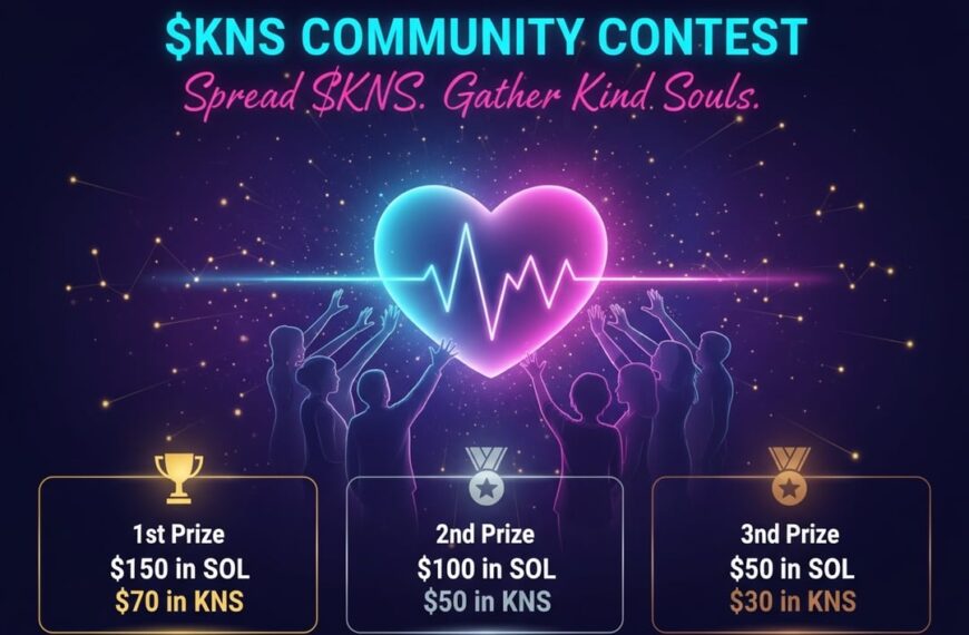 WIN up to $220 in SOL and $KNS Tokens