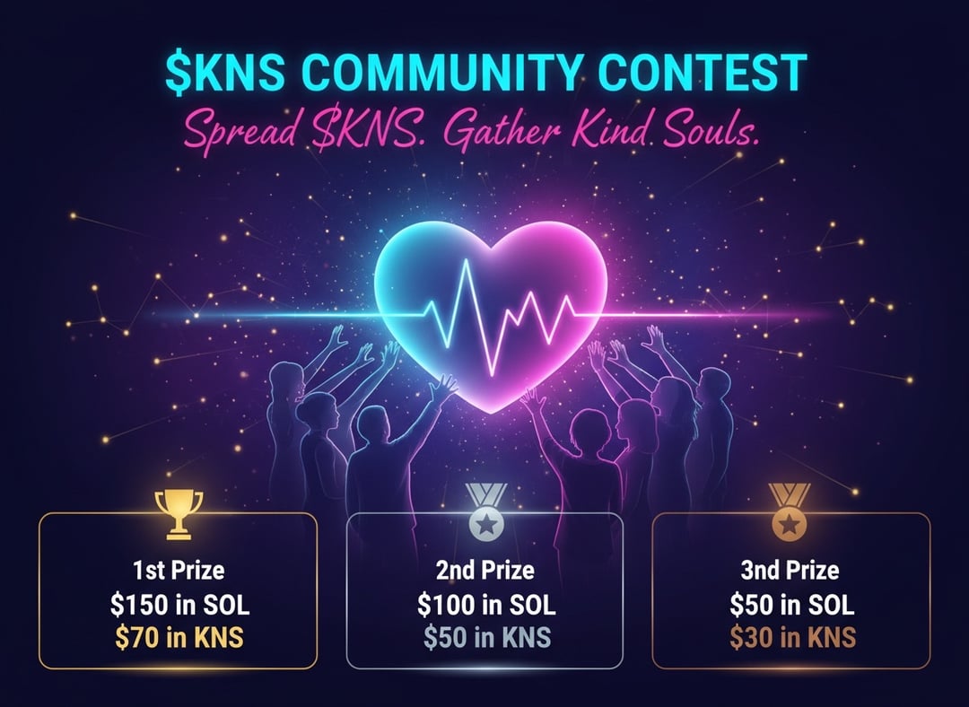 WIN up to $220 in SOL and $KNS Tokens