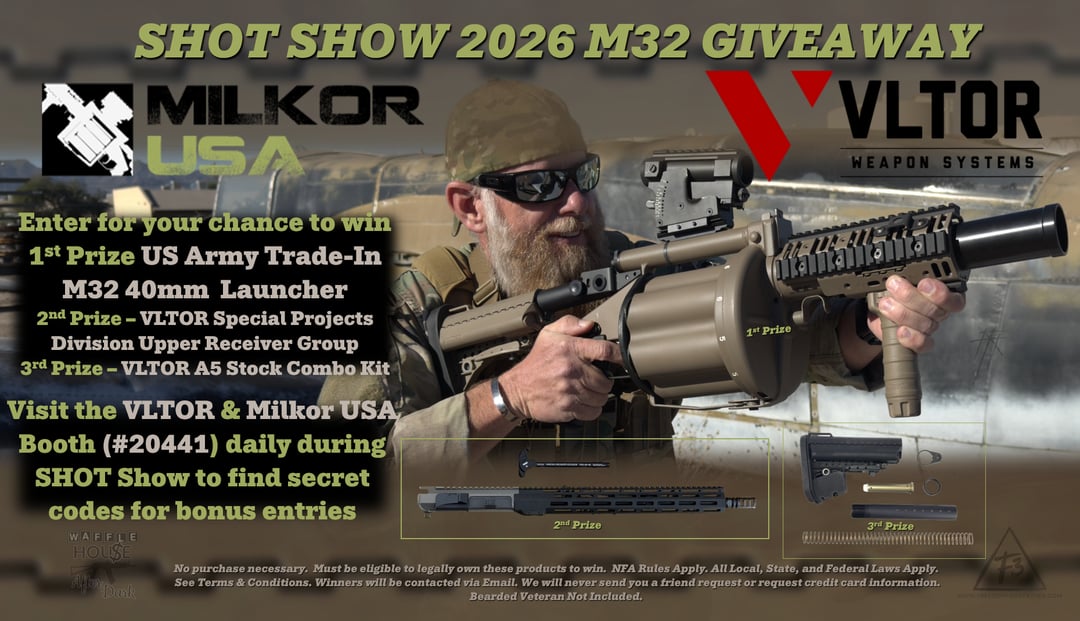 WIN a Milkor USA M32 40mm Grenade Launcher