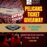 WIN Two Pelicans vs Bucks Game Tickets 4rUvb