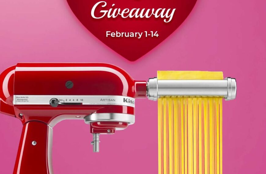 WIN a KitchenAid Stand Mixer and Pasta Maker Attachment