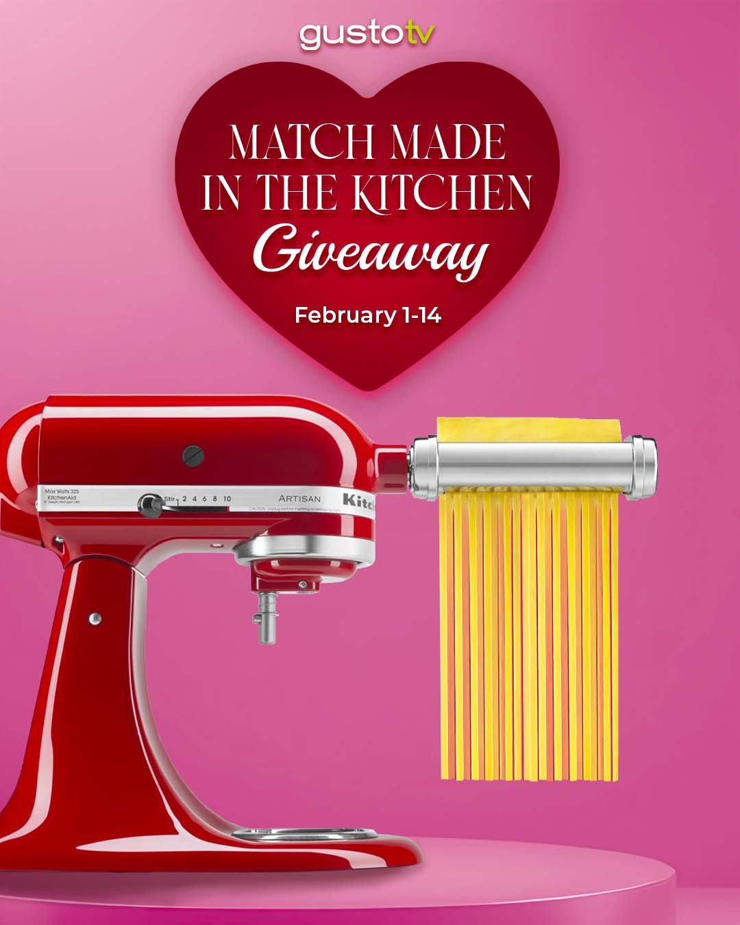 WIN a KitchenAid Stand Mixer and Pasta Maker Attachment
