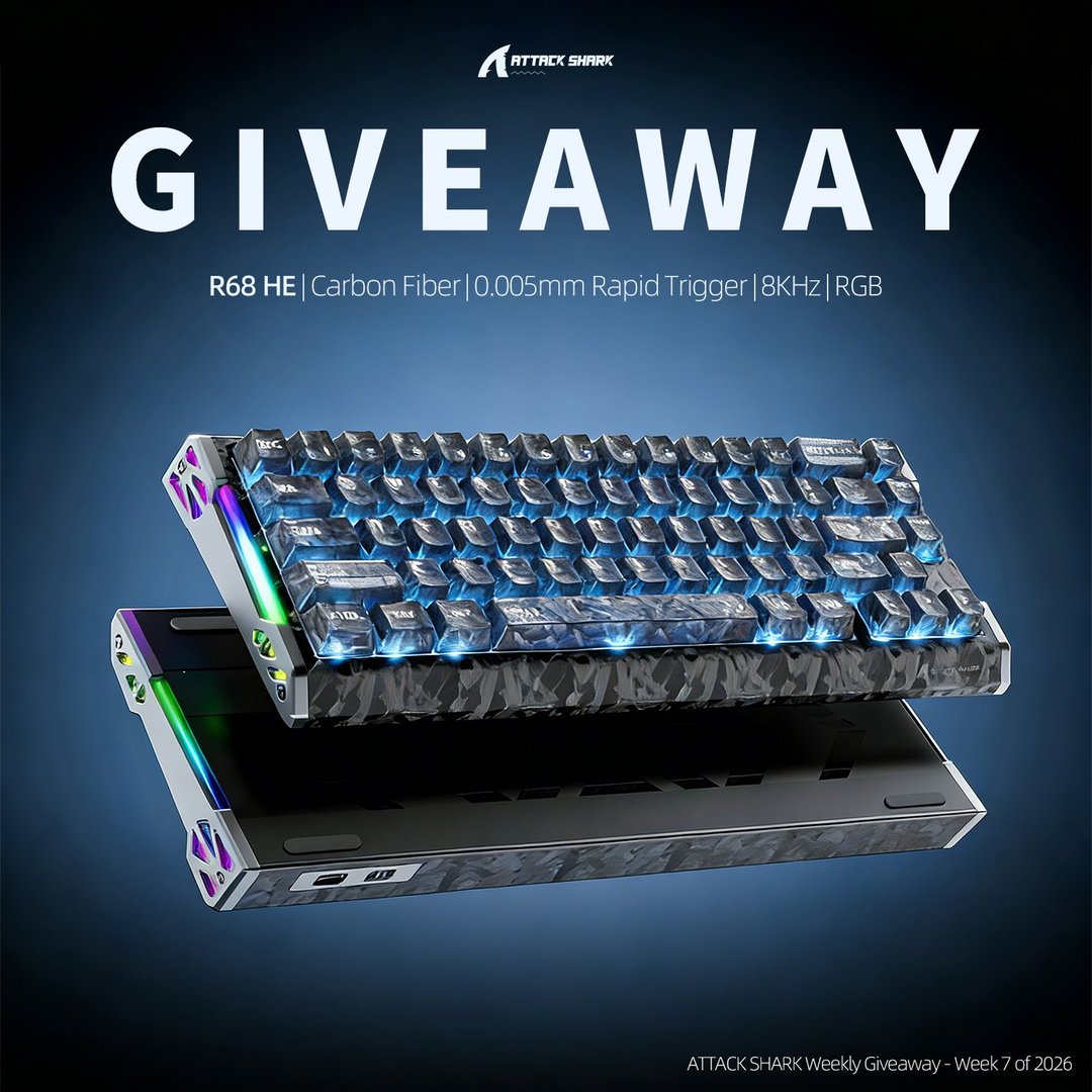WIN an R68 HE Keyboard