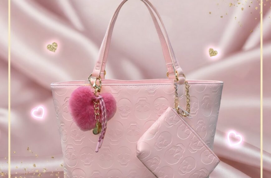 WIN a Betsey Johnson Pink Skull Tote + Wristlet + Heart Charm