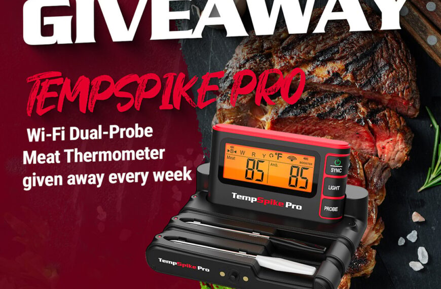 WIN a ThermoPro TempSpike Pro Wi-Fi Dual-Probe Meat Thermometer