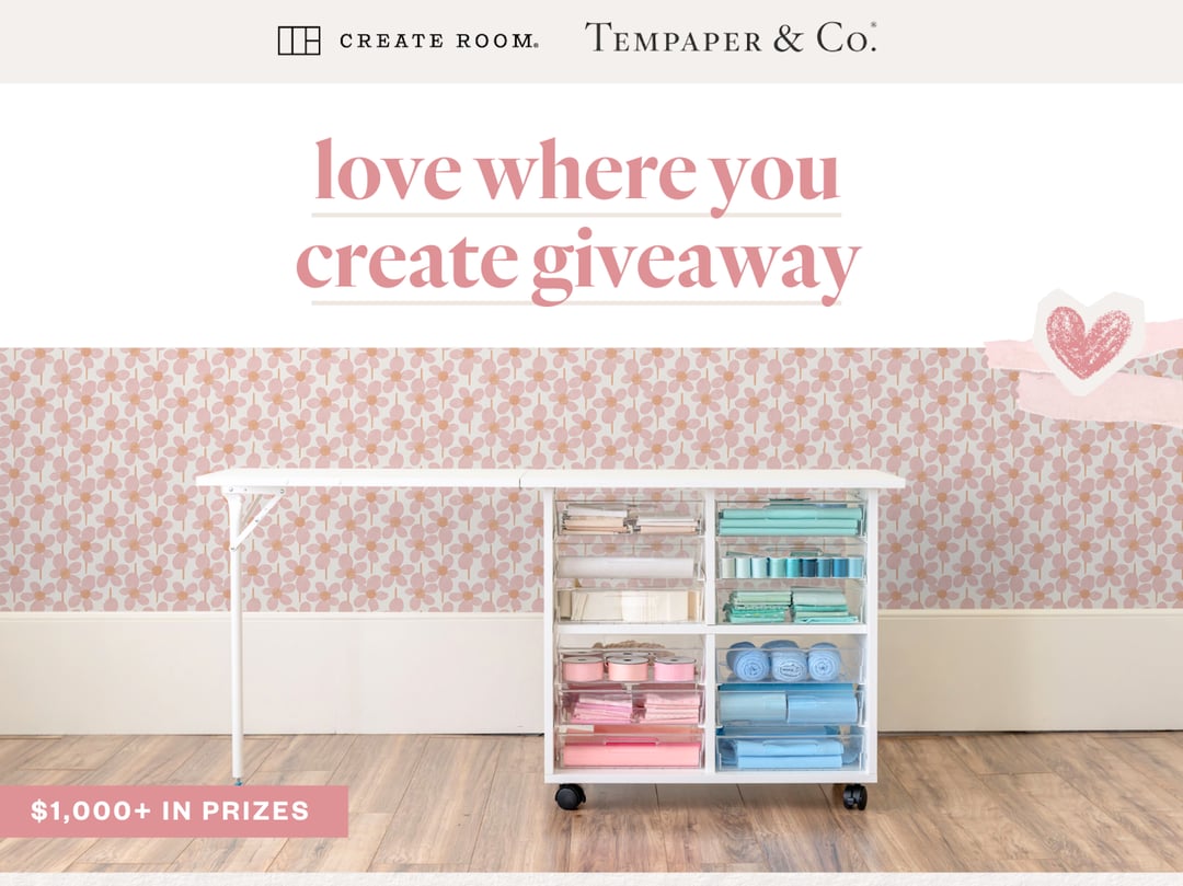 WIN a DreamCart from Create Room plus a $500 Tempaper & Co. Gift Card