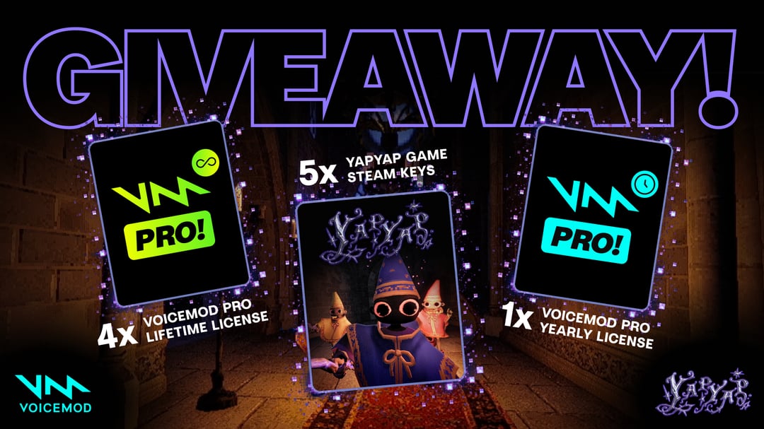 WIN YapYap Steam Keys & Voicemod Pro Licenses