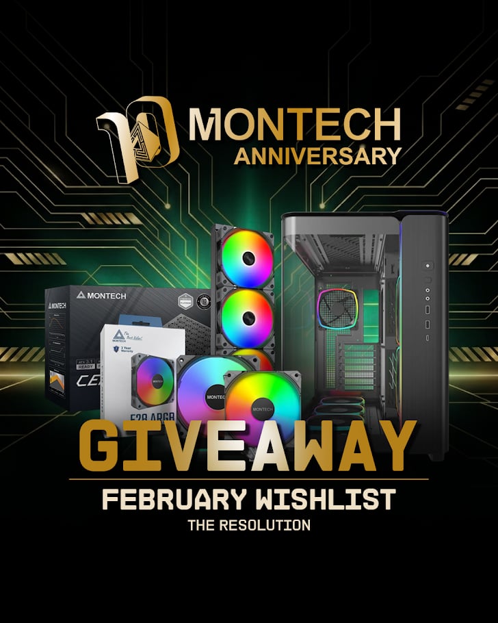 WIN a Montech PC Case, PSU, or Cooler
