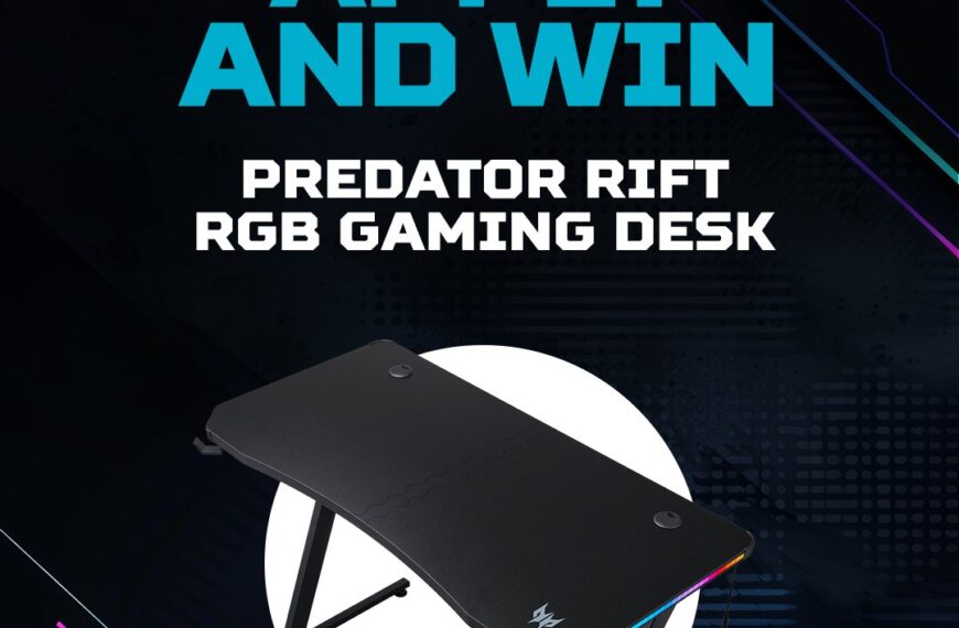 WIN a Predator Rift RGB Gaming Desk