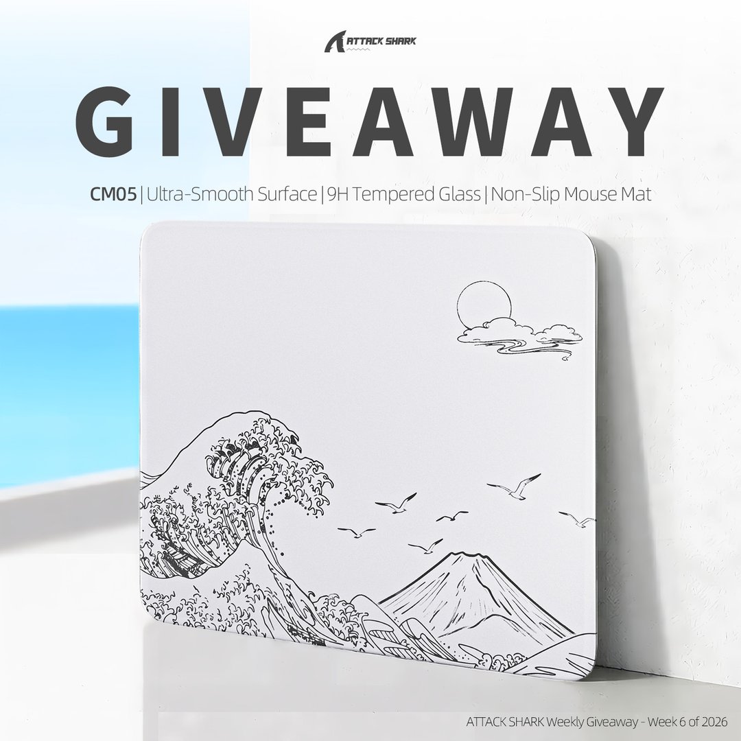 WIN an Attack Shark CM05 Mousepad